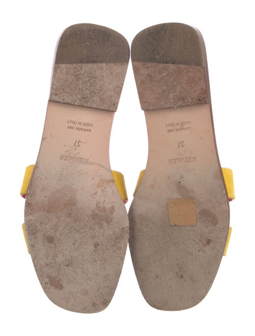 Hermès Oran Suede Slides
