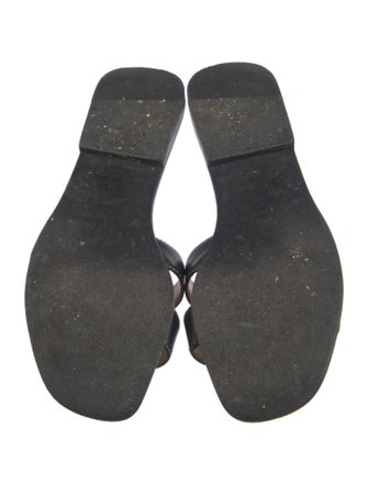 Hermès Oran Leather Slides