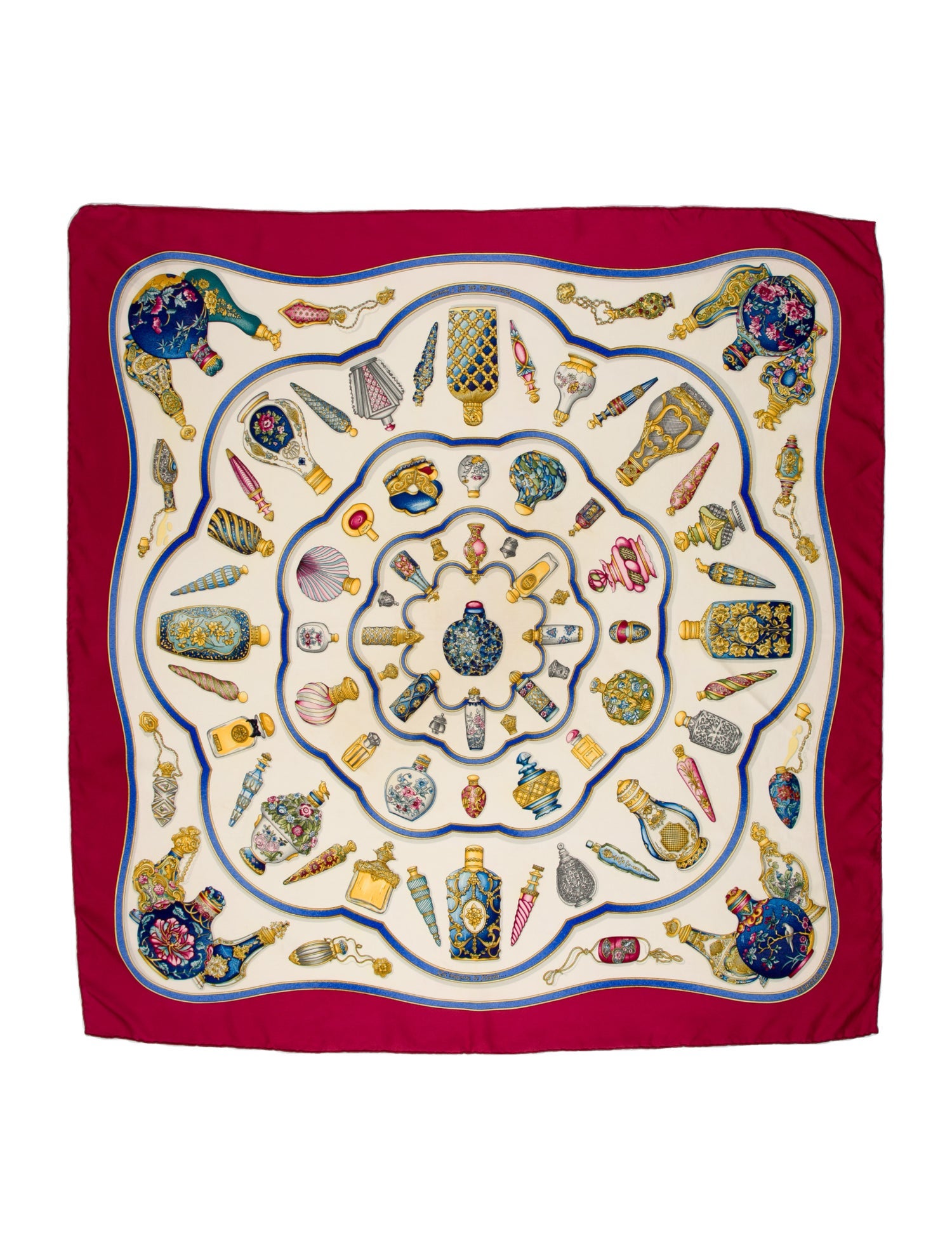 Hermès Qu'importe Le Flacon Silk Scarf