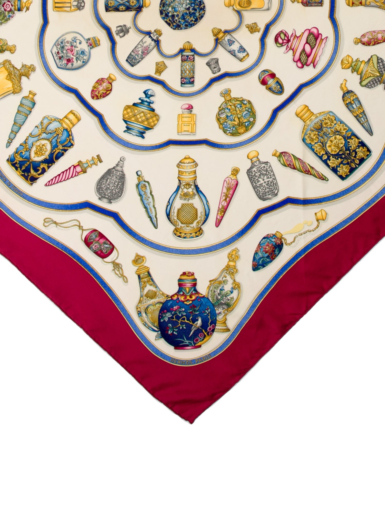 Hermès Qu'importe Le Flacon Silk Scarf