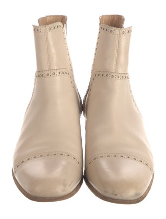Hermès Brighton Brogue Leather Chelsea Boots