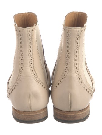 Hermès Brighton Brogue Leather Chelsea Boots