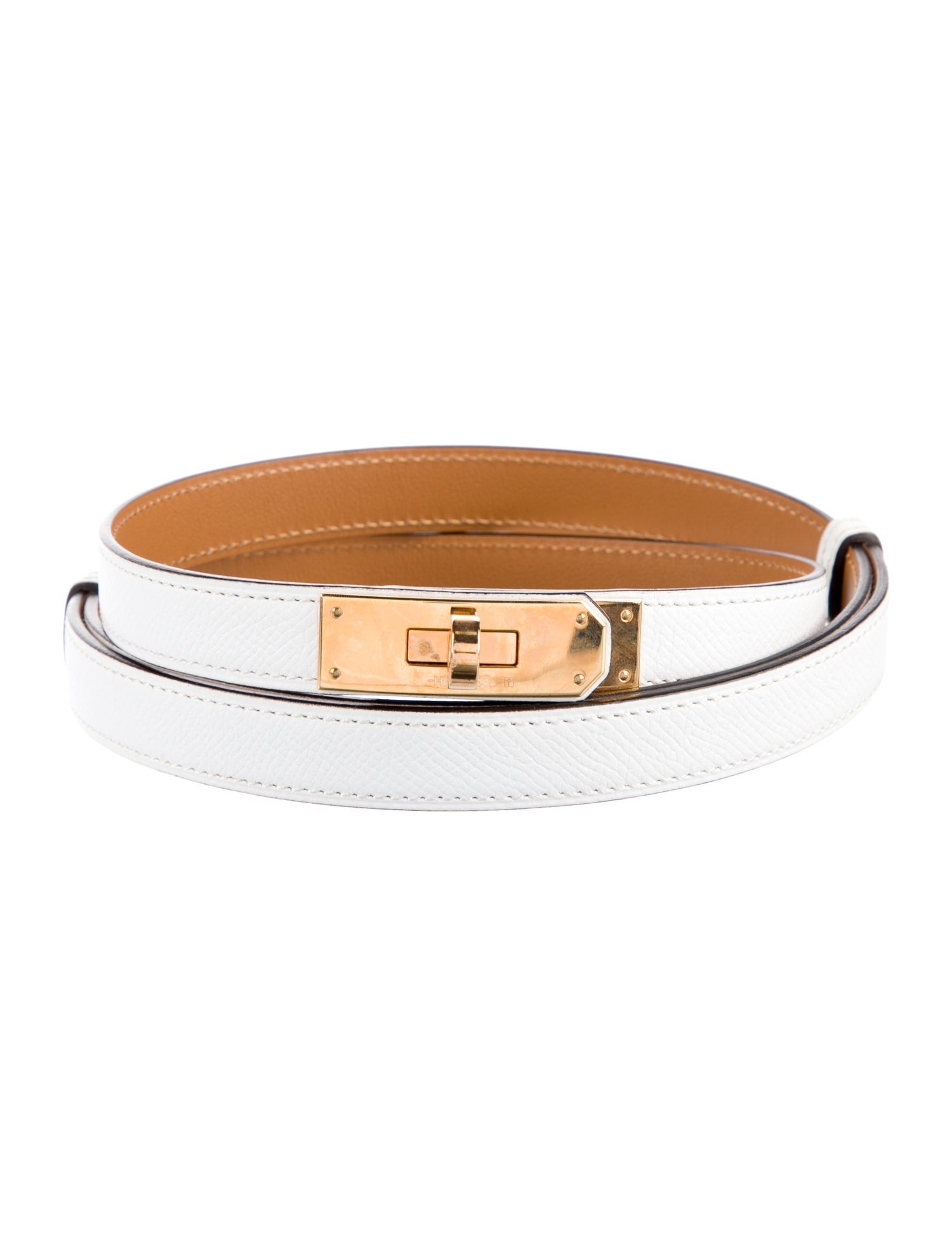 Hermès 18 mm Epsom Leather Kelly Belt
