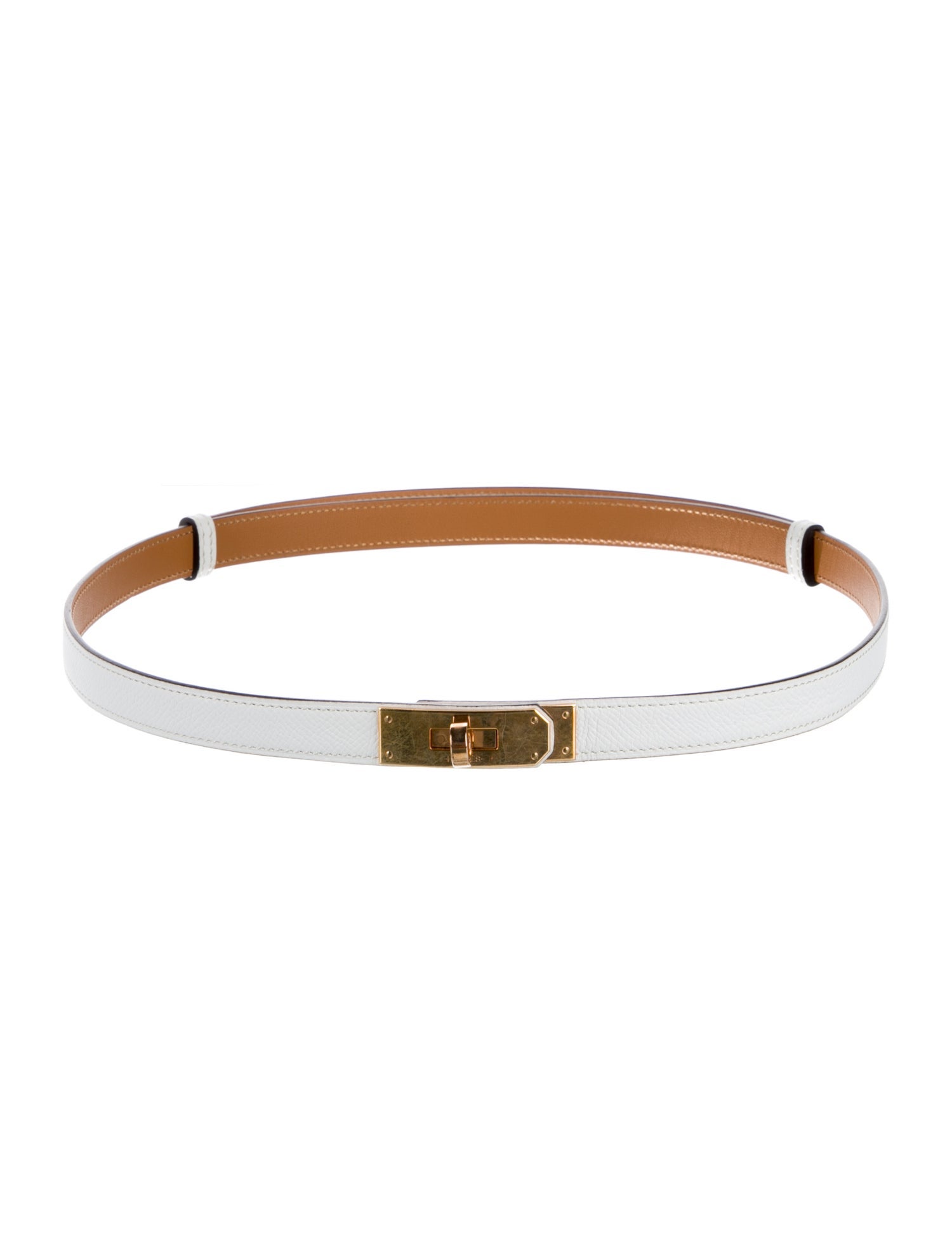 Hermès 18 mm Epsom Leather Kelly Belt