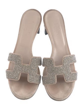 Hermès Oasis Suede Slides