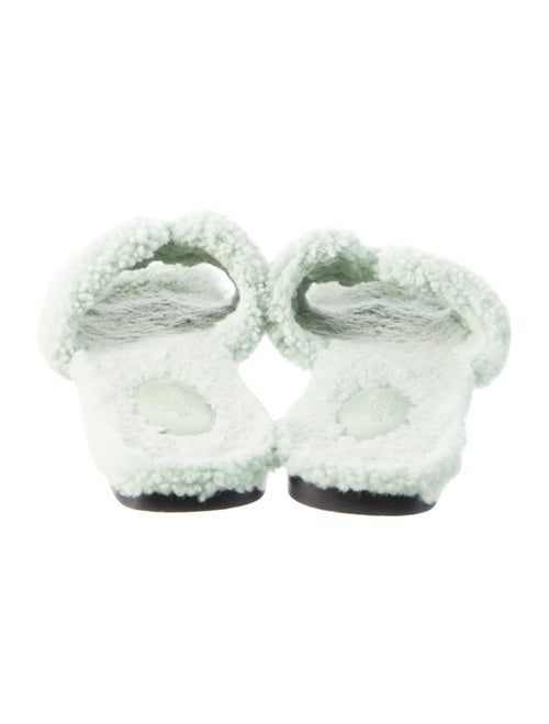 Hermès 'Oran' Shearling Slides