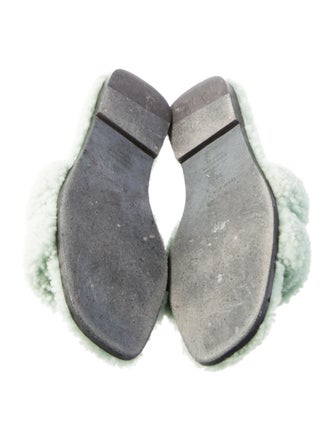 Hermès 'Oran' Shearling Slides