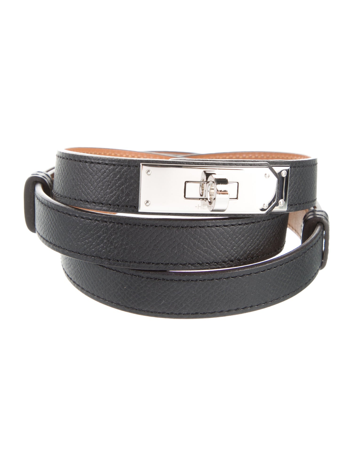 Hermès 18 mm Epsom Leather Kelly Belt