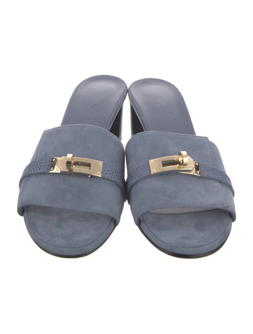 Hermès Gigi 50 Suede Slides