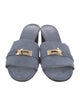Hermès Gigi 50 Suede Slides