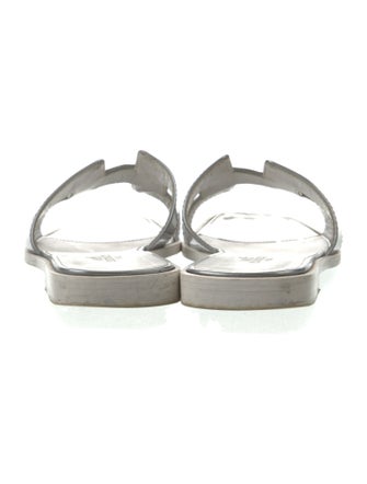 Hermès Oran Patent Leather Slides