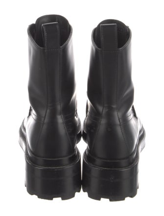 Hermès Funk Leather Combat Boots