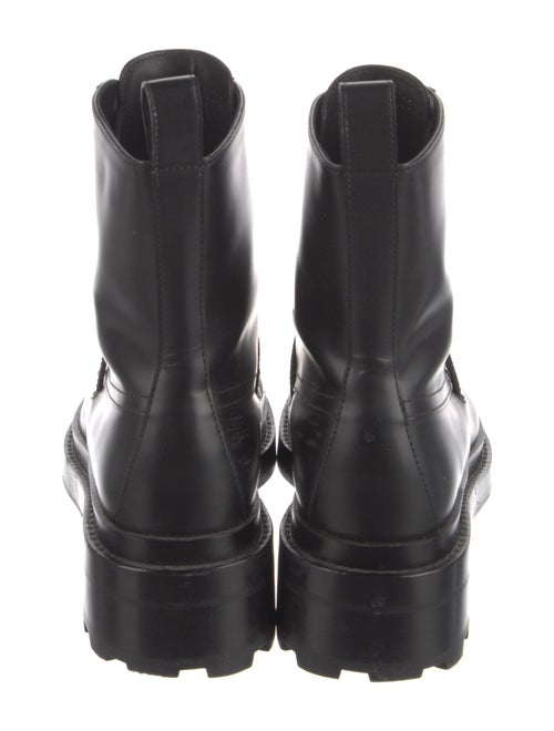 Hermès Funk Leather Combat Boots