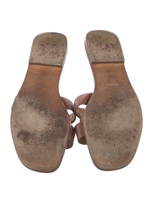 Hermès Oran Leather Slides