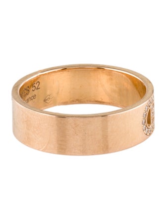 Hermès 18K Diamond Small H d'Ancre Ring