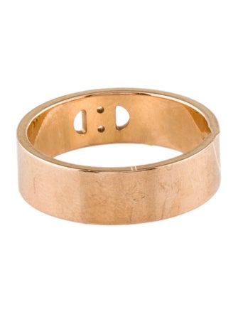 Hermès 18K Diamond Small H d'Ancre Ring