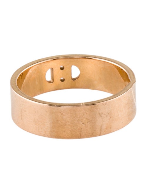 Hermès 18K Diamond Small H d'Ancre Ring