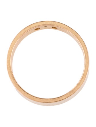 Hermès 18K Diamond Small H d'Ancre Ring