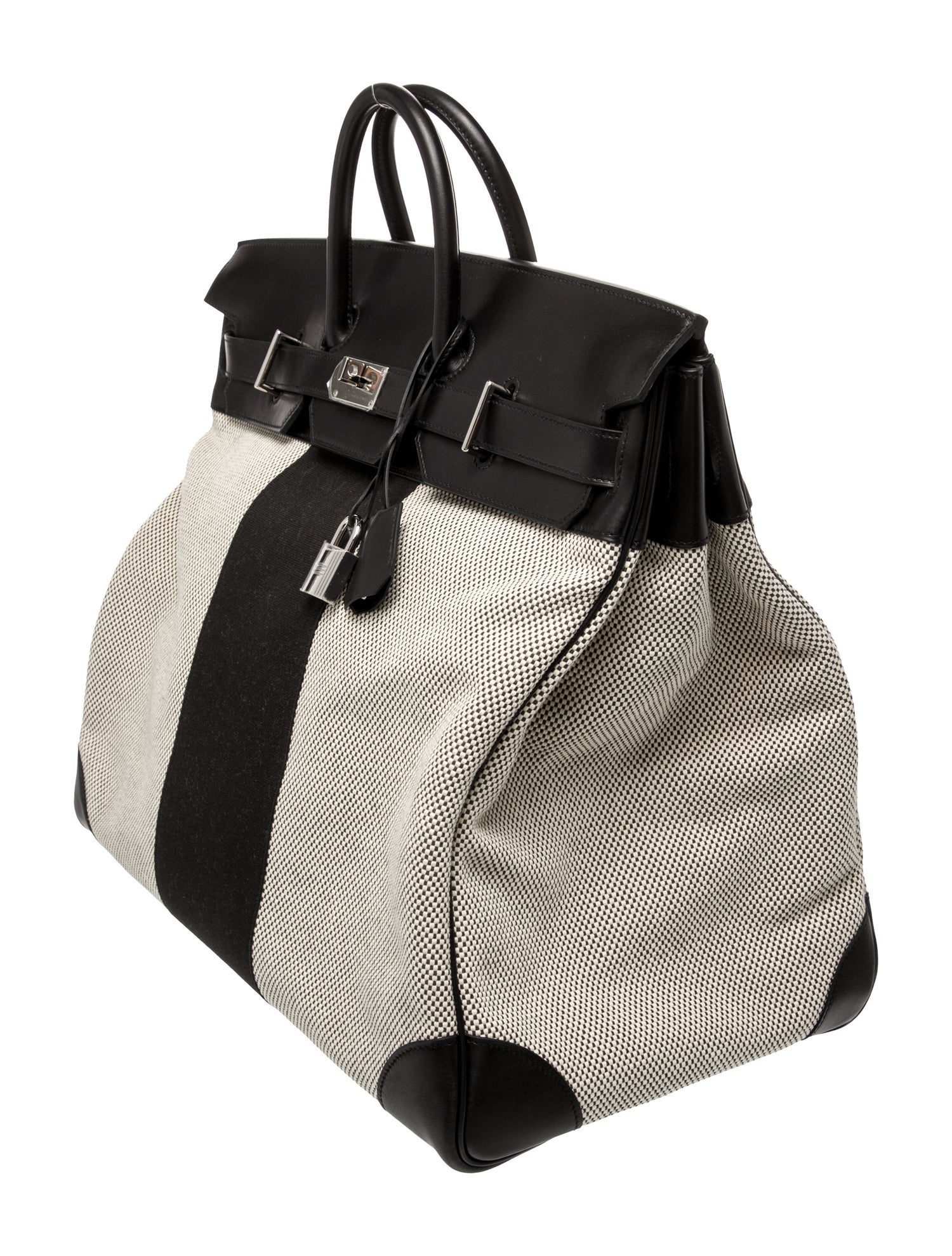 Hermès Evercalf & Toile Criss Viking HAC Flag Birkin 50