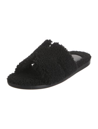 Hermès Izmir Shearling Slides