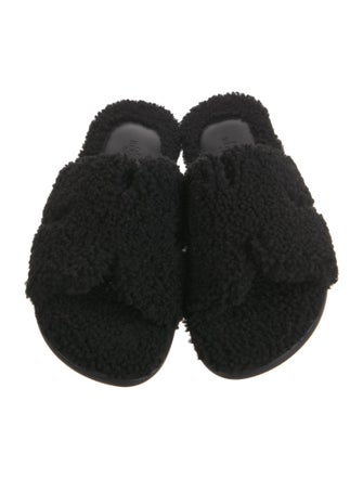 Hermès Izmir Shearling Slides