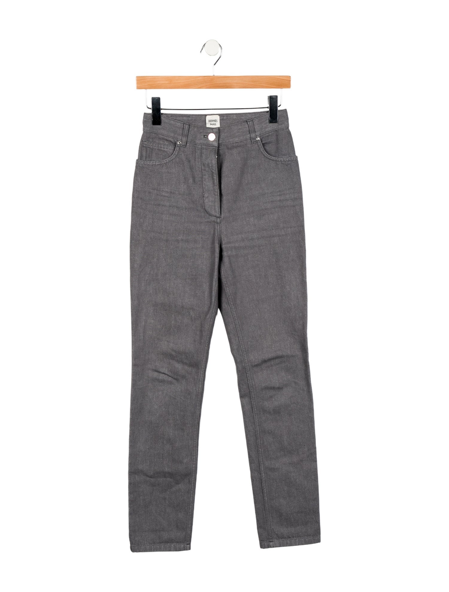 Hermès High-Rise Straight Leg Jeans