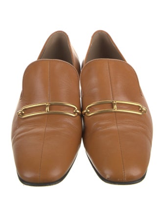 Hermès Dalhia Leather Loafers