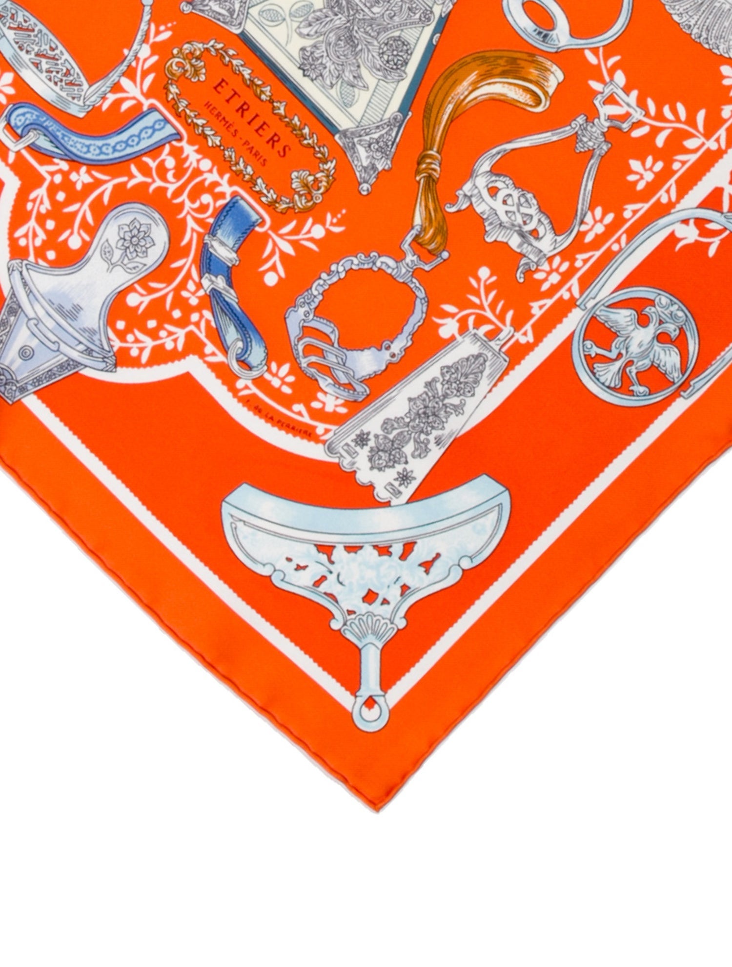 Hermès Etriers Remix Silk Scarf