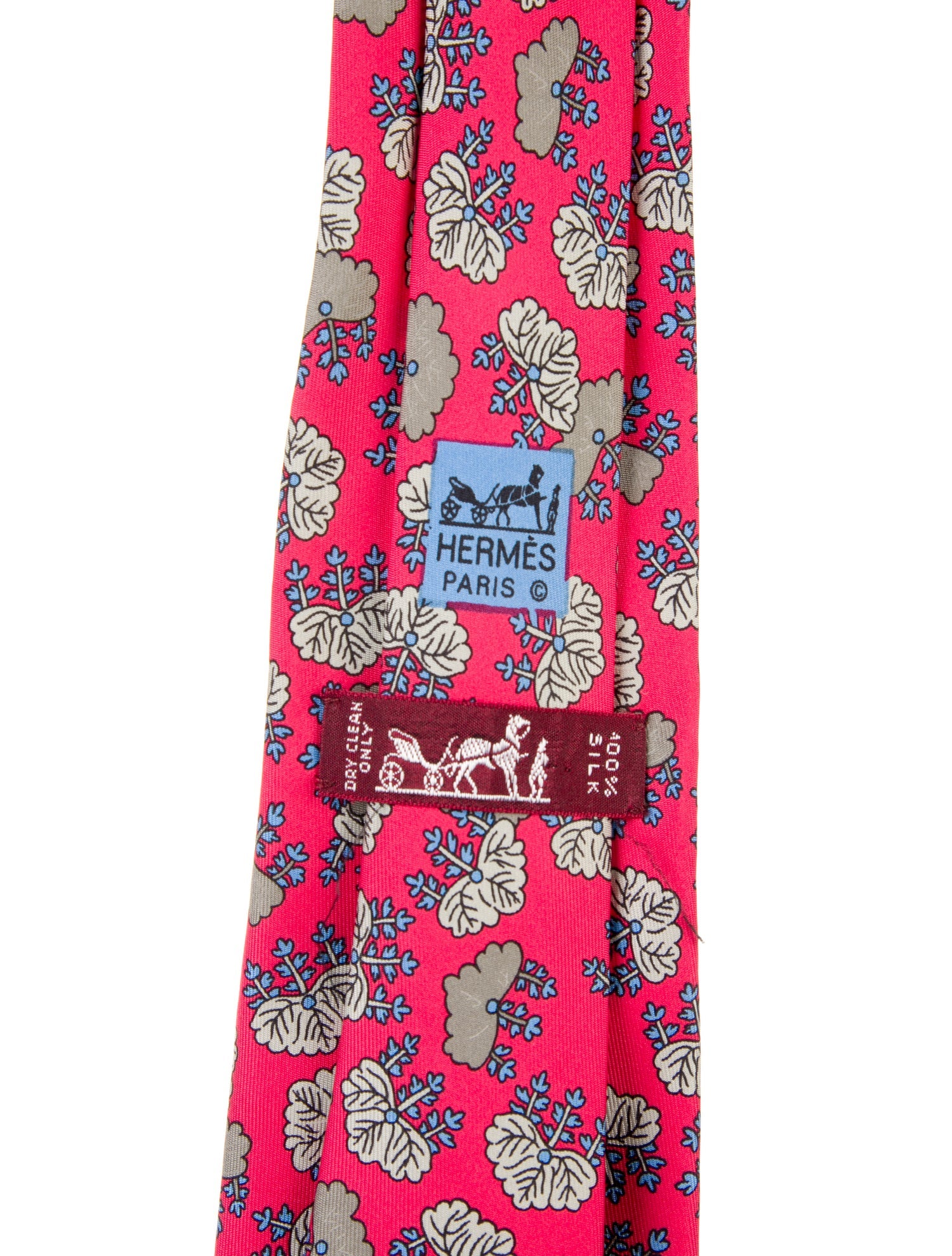 Hermès Silk Patterned Tie