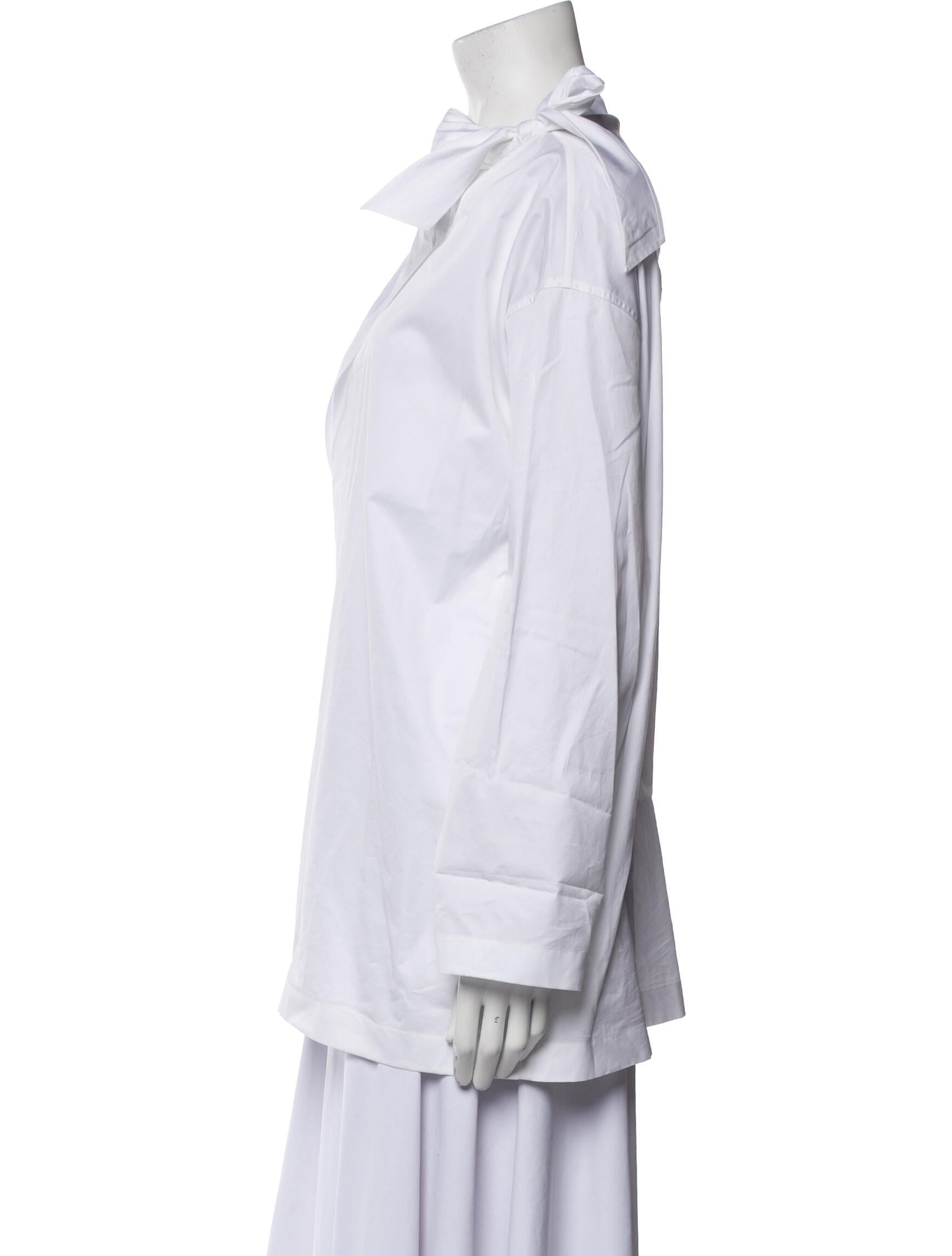 Hermès One-Shoulder Long Sleeve Tunic