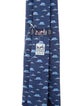 Hermès Pattern Print Silk Tie
