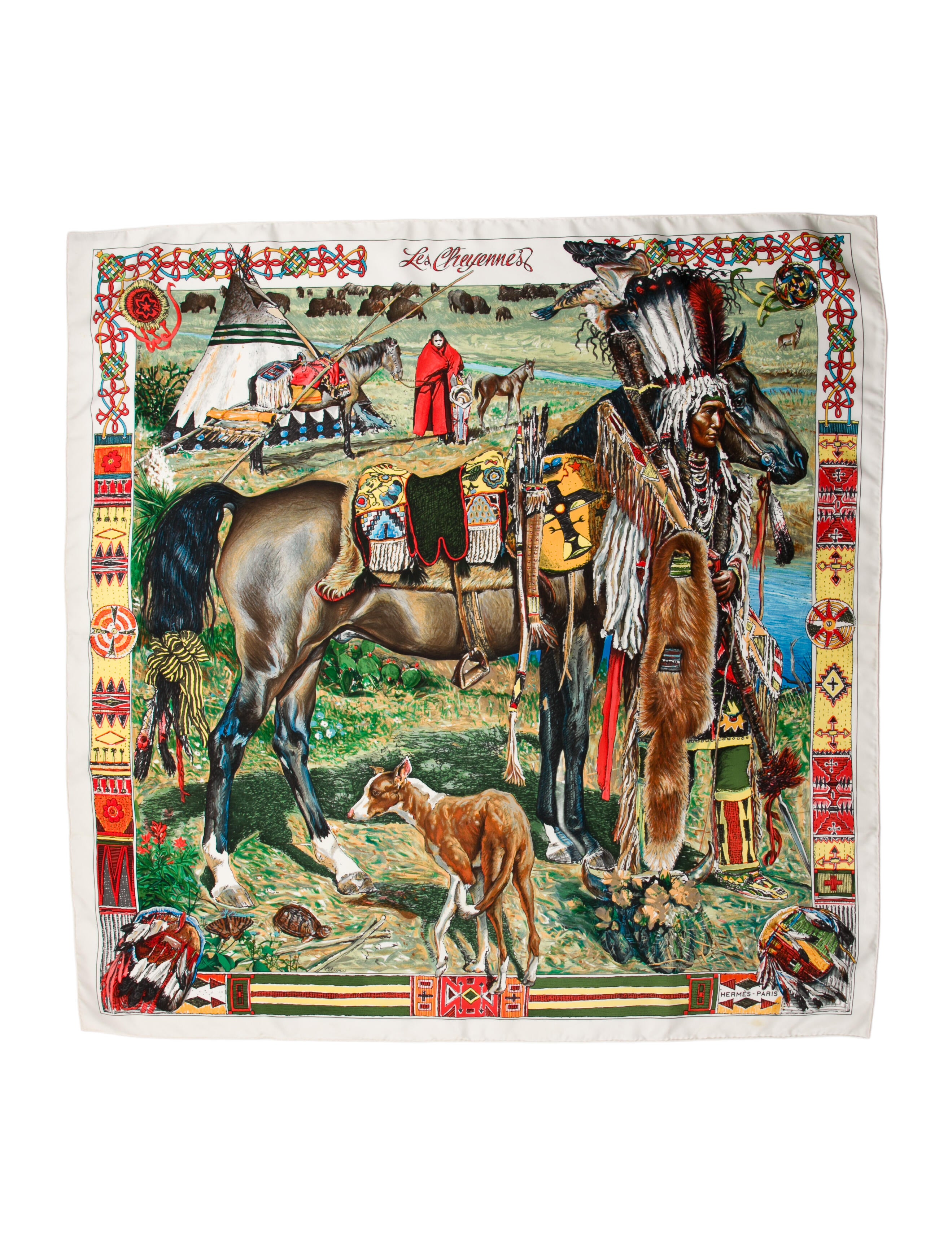 Grand Tralala double face scarf 90 | Hermès Hong Kong SAR