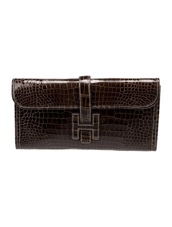 Hermès Shiny Crocodile Niloticus Jige Elan 29