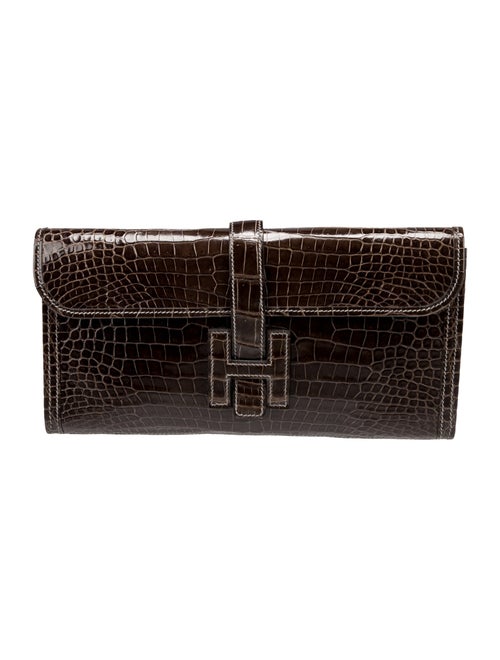 Hermès Shiny Crocodile Niloticus Jige Elan 29