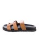 Hermès Chypre Leather Slides