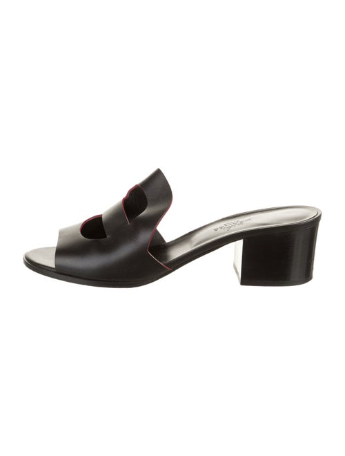 Hermès Mona Leather Slides