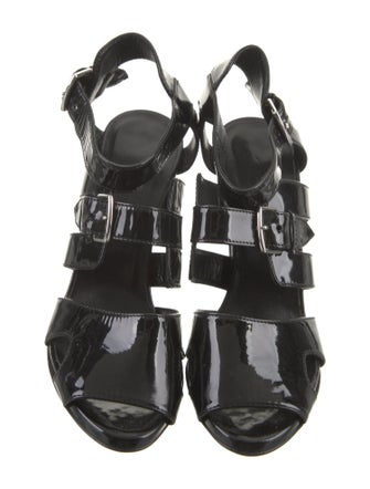 Hermès Patent Leather Sandals