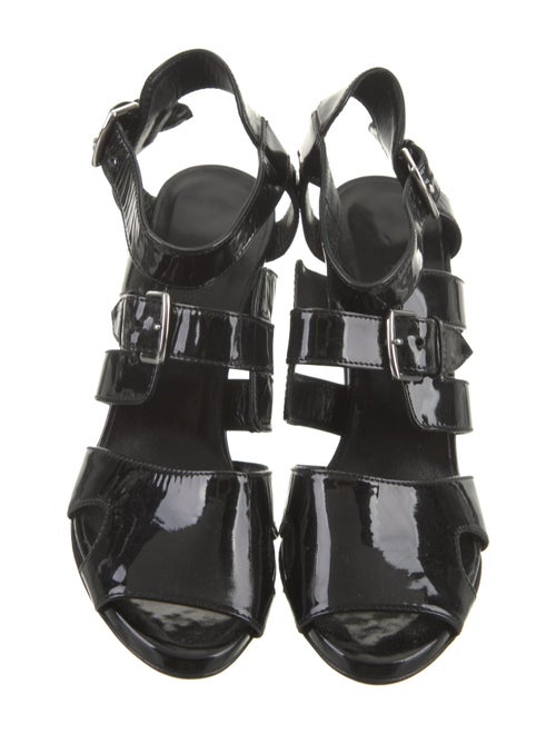 Hermès Patent Leather Sandals