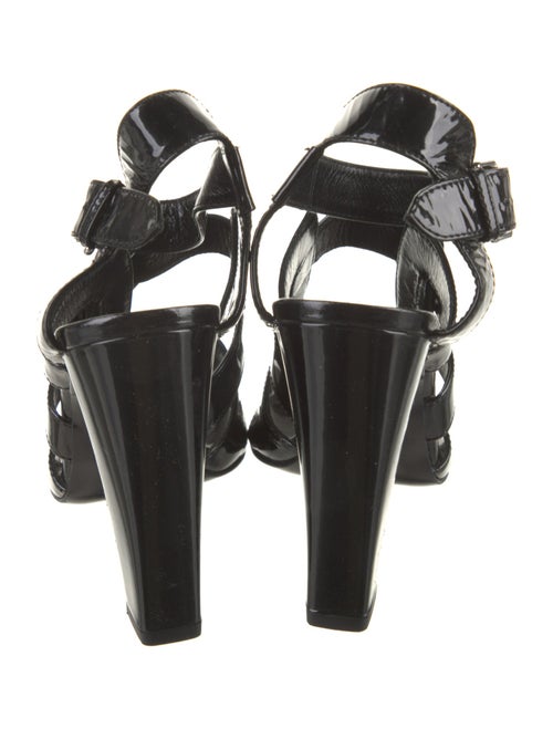 Hermès Patent Leather Sandals