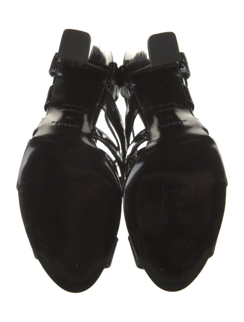 Hermès Patent Leather Sandals