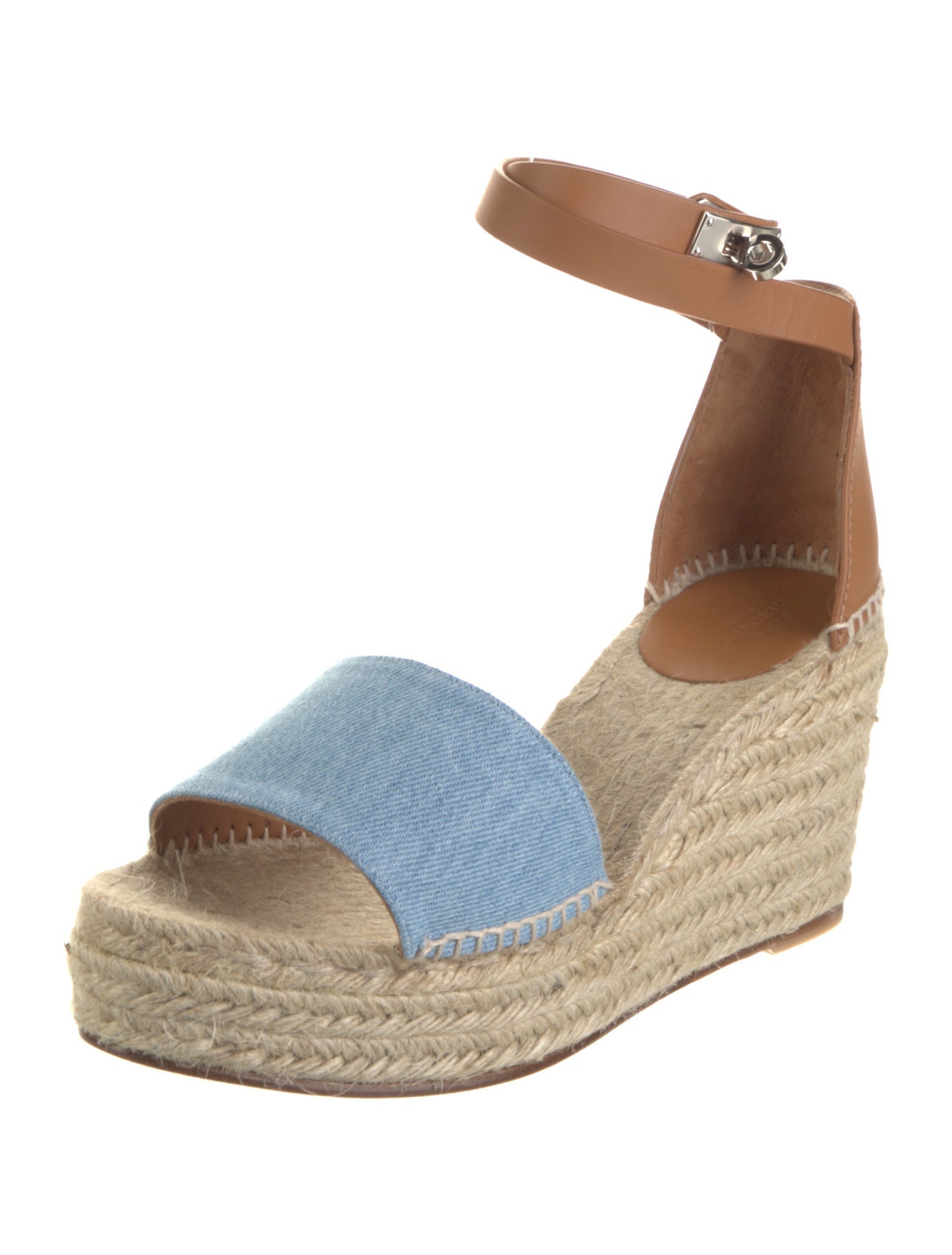 Hermès Tipoli Denim Espadrilles