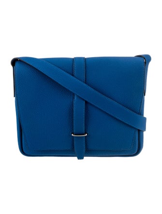 Hermès Togo Steve Light Junior Messenger Bag