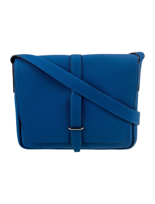 Hermès Togo Steve Light Junior Messenger Bag