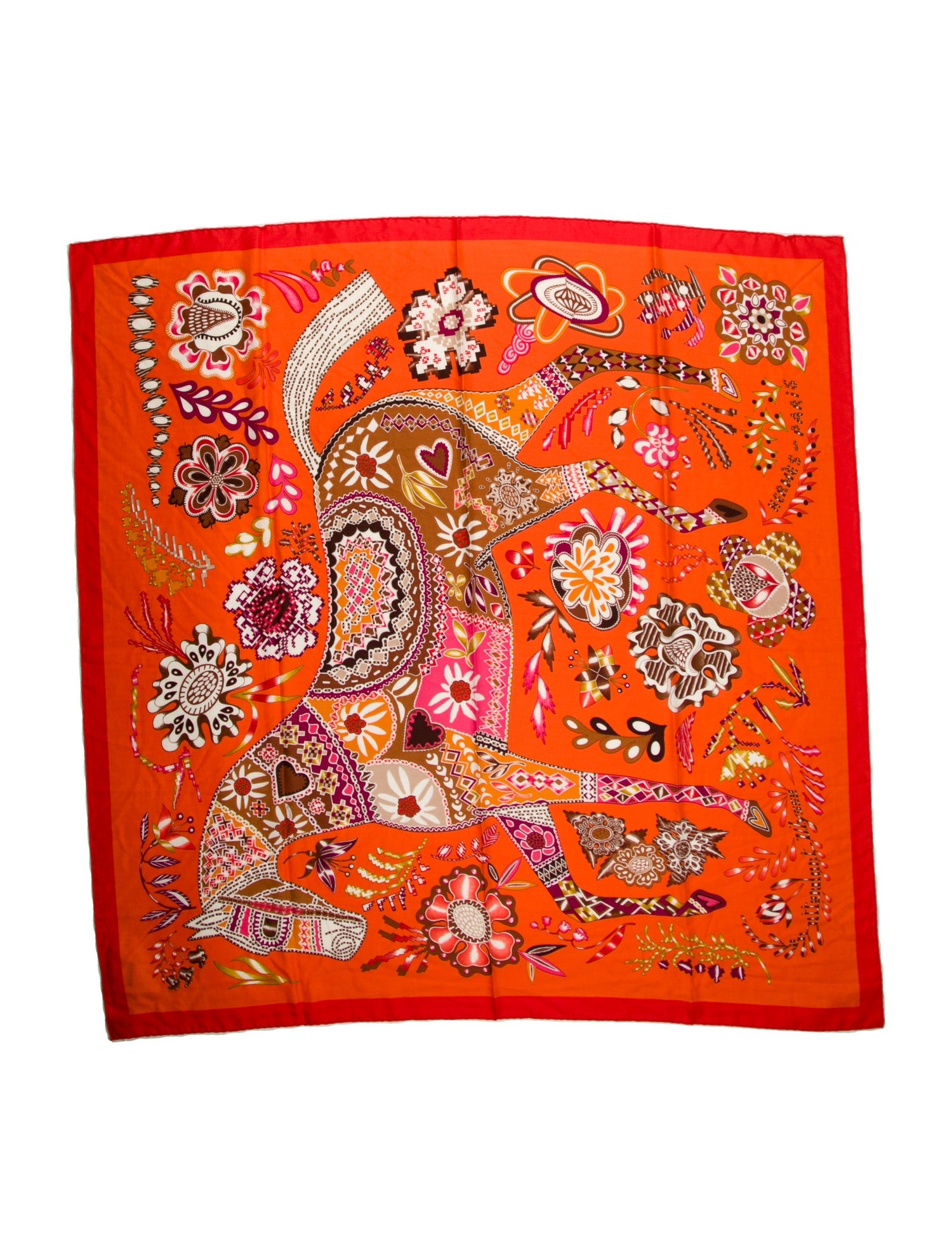 Hermès En Attendant Ulysse Cashmere Shawl