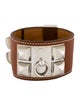 Hermès Leather Collier de Chien Bracelet