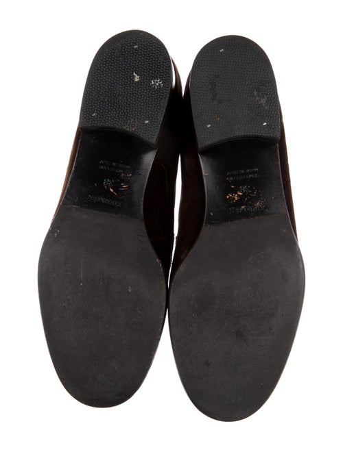 Hermès H Logo Suede Loafers