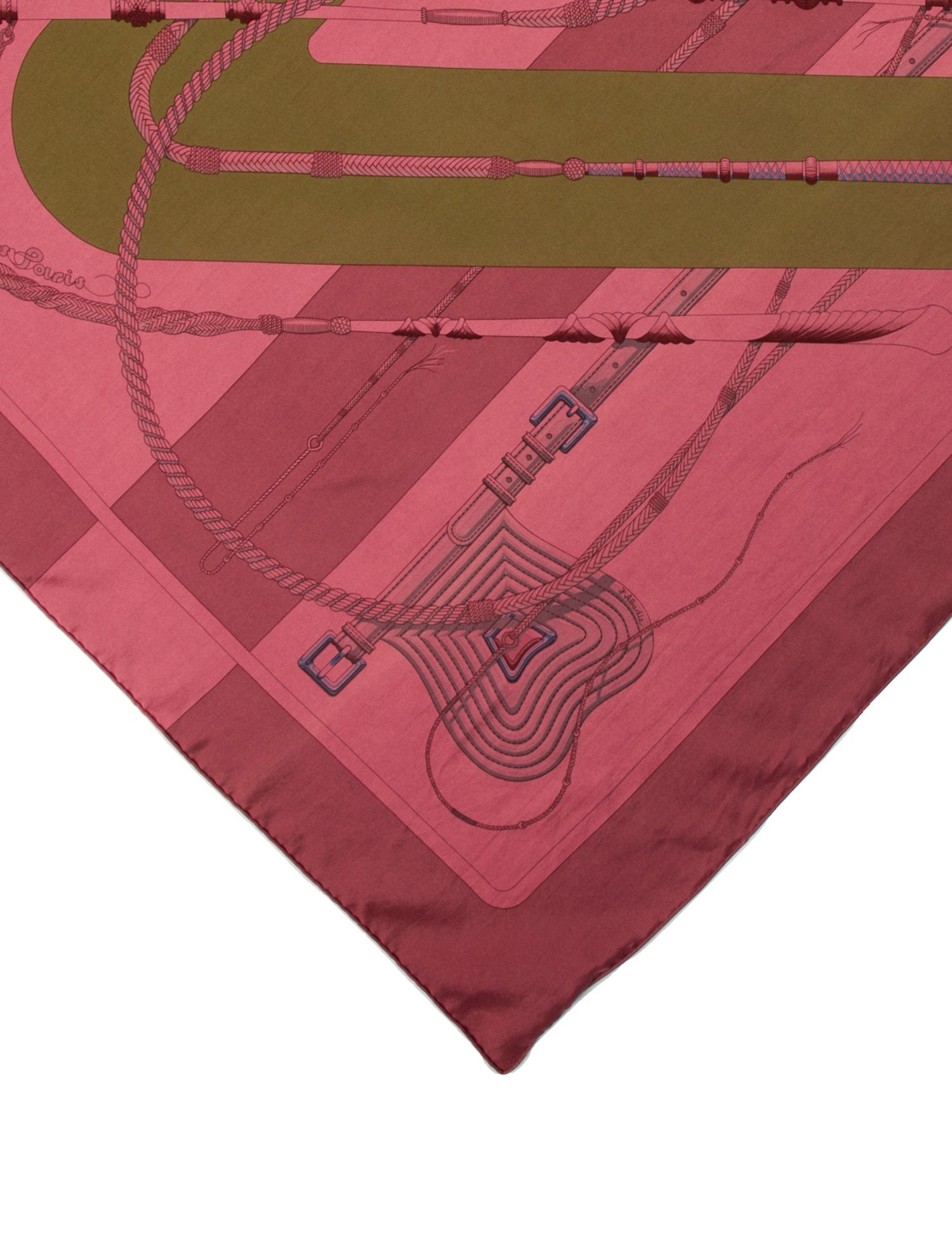 Hermès 'Dip Dye' Clic Clac Silk Scarf