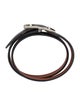 Hermès Leather Behapi Double Tour Bracelet