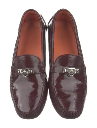 Hermès Irving Patent Leather Loafers