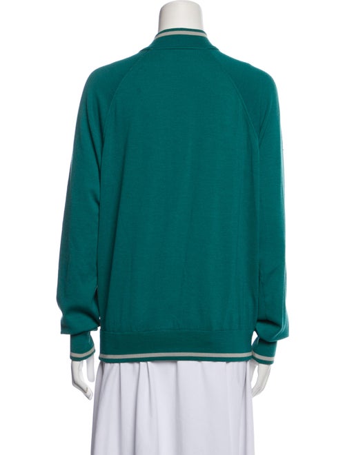 Hermès Wool Plaid Print Bomber Jacket